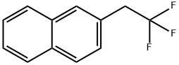 Naphthalene, 2-(2,2,2-trifluoroethyl)- Structure