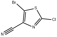 4-Thiazolecarbonitrile, 5-bromo-2-chloro- Structure