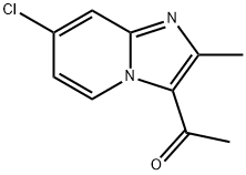 Ethanone, 1-(7-chloro-2-methylimidazo[1,2-a]pyridin-3-yl)- Structure