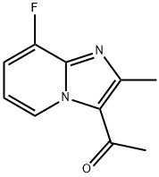 Ethanone, 1-(8-fluoro-2-methylimidazo[1,2-a]pyridin-3-yl)- Structure