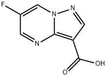 Pyrazolo[1,5-a]pyrimidine-3-carboxylic acid, 6-fluoro- Structure