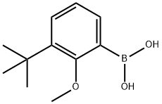 Boronic acid, B-[3-(1,1-dimethylethyl)-2-methoxyphenyl]- Structure