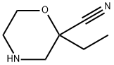 2-Morpholinecarbonitrile, 2-ethyl- Structure