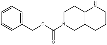 Octahydro-[1,6]naphthyridine-6-carboxylic acid benzyl ester Structure