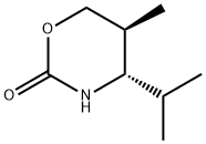 2H-1,3-Oxazin-2-one, tetrahydro-5-methyl-4-(1-methylethyl)-, (4S,5S)- 구조식 이미지