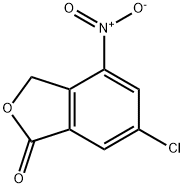 1(3H)-Isobenzofuranone, 6-chloro-4-nitro- 구조식 이미지