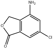 1(3H)-Isobenzofuranone, 4-amino-6-chloro- 구조식 이미지