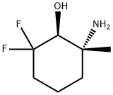 (1S,2R)-2-amino-6,6-difluoro-2-methylcyclohexan-1-ol Structure