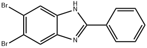 1H-Benzimidazole, 5,6-dibromo-2-phenyl- Structure