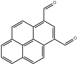 1,3-Pyrenedicarboxaldehyde Structure