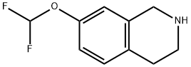 7-(Difluoromethoxy)-1,2,3,4-tetrahydroisoquinoline Structure