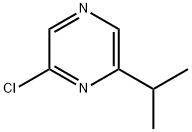 Pyrazine, 2-chloro-6-(1-methylethyl)- Structure