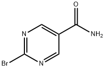 5-Pyrimidinecarboxamide, 2-bromo- Structure