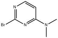 4-Pyrimidinamine, 2-bromo-N,N-dimethyl- Structure