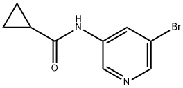 Cyclopropanecarboxamide, N-(5-bromo-3-pyridinyl)- 구조식 이미지