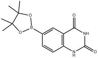 6-(4,4,5,5-tetramethyl-1,3,2-dioxaborolan-2-yl)quin
azoline-2,4-diol Structure