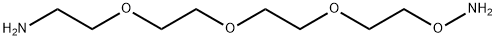 Ethanamine, 2-[2-[2-[2-(aminooxy)ethoxy]ethoxy]ethoxy]- Structure