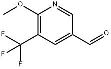6-methoxy-5-(trifluoromethyl)nicotinaldehyde 구조식 이미지