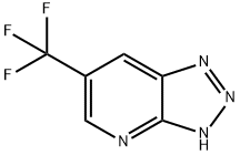 3H-1,2,3-Triazolo[4,5-b]pyridine, 6-(trifluoromethyl)- 구조식 이미지