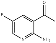 Ethanone, 1-(2-amino-5-fluoro-3-pyridinyl)- Structure