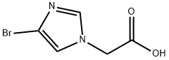 1H-Imidazole-1-acetic acid, 4-bromo- 구조식 이미지