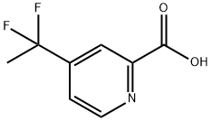 4-(1,1-DIFLUOROETHYL)PICOLINIC ACID Structure