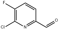 2-Pyridinecarboxaldehyde, 6-chloro-5-fluoro- Structure