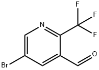 3-Pyridinecarboxaldehyde, 5-bromo-2-(trifluoromethyl)- Structure