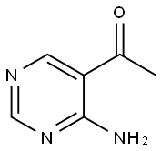 Ethanone, 1-(4-amino-5-pyrimidinyl)- Structure