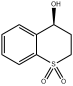 2H-1-Benzothiopyran-4-ol, 3,4-dihydro-, 1,1-dioxide, (4S)- Structure