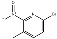 Pyridine, 6-bromo-3-methyl-2-nitro- Structure