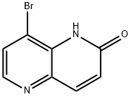 1,5-Naphthyridin-2(1H)-one, 8-bromo- Structure