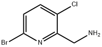 2-Pyridinemethanamine, 6-bromo-3-chloro- Structure