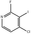 Pyridine, 4-chloro-2-fluoro-3-iodo- Structure