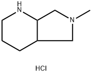 6-Methyloctahydro-1H-pyrrolo[3,4-b]pyridine dihydrochloride 구조식 이미지