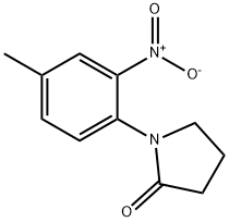 1-(4-Methyl-2-nitrophenyl)pyrrolidin-2-one Structure