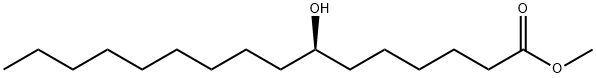 Hexadecanoic acid, 7-hydroxy-, methyl ester, (7R)- Structure