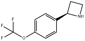 Azetidine, 2-[4-(trifluoromethoxy)phenyl]-, (2R)- Structure