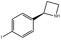 Azetidine, 2-(4-iodophenyl)-, (2R)- Structure