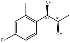 (1R,2R)-1-AMINO-1-(4-CHLORO-2-METHYLPHENYL)PROPAN-2-OL Structure