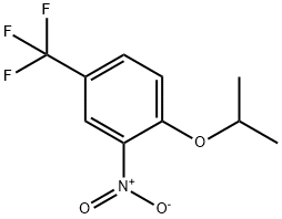 Benzene, 1-(1-methylethoxy)-2-nitro-4-(trifluoromethyl)- Structure