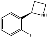 Azetidine, 2-(2-fluorophenyl)-, (2R)- Structure