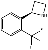 Azetidine, 2-[2-(trifluoromethyl)phenyl]-, (2R)- Structure