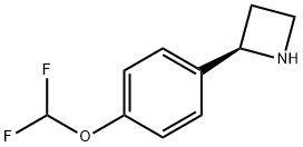 Azetidine, 2-[4-(difluoromethoxy)phenyl]-, (2R)- Structure