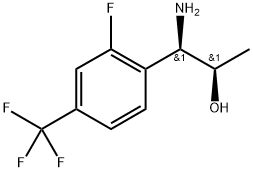 (1R,2R)-1-AMINO-1-[2-FLUORO-4-(TRIFLUOROMETHYL)PHENYL]PROPAN-2-OL Structure