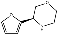 Morpholine, 3-(2-furanyl)-, (3R)- 구조식 이미지