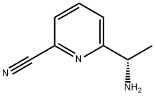 2-Pyridinecarbonitrile, 6-[(1S)-1-aminoethyl]- 구조식 이미지