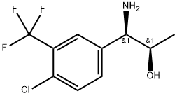 (1R,2R)-1-AMINO-1-[4-CHLORO-3-(TRIFLUOROMETHYL)PHENYL]PROPAN-2-OL Structure