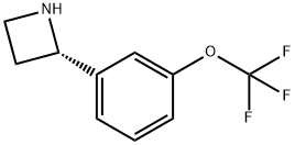 Azetidine, 2-[3-(trifluoromethoxy)phenyl]-, (2S)- Structure