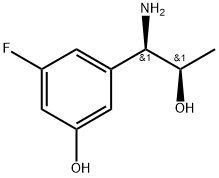 3-((1R,2R)-1-AMINO-2-HYDROXYPROPYL)-5-FLUOROPHENOL Structure